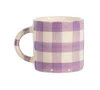Sass & Belle Gingham Mug Lilac