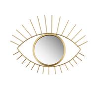 Sass&Belle Gold Tribal Eye Round Wall Hanging Mirror Home Deco Vanity Room Chic