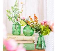 Sass & Belle Green Glass Bud Vases - Set Of 3
