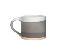 Sass & Belle Grey Marlowe Mug - 260ml Stoneware Coffee Cup in Grey, Durable Ceramic Drinkware, Dishwasher & Microwave Safe, Ideal for Gifting or Everyday Use in The Kitchen