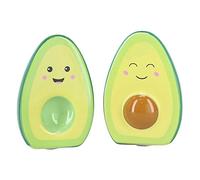 Sass & Belle Happy Avocado Salt & Pepper Set - Cute Ceramic Kitchen Accessories for Table Decorations, Salt and Pepper Home Decor and House Gifts by Sass and Belle