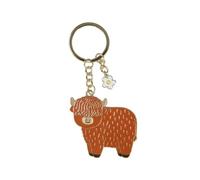 Sass & Belle Highland Cow Enamel Keyring