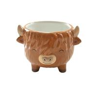 Sass & Belle Highland Cow Mini Planter on Legs