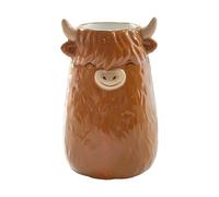 Sass & Belle Highland Cow Small Vase