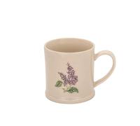Sass & Belle Lilac Flower Embossed Mug - Handcrafted Pastel Cup for Tea or Coffee - Embossed Design - Elegant Gift for Mum or Her - Floral Drinking Cup for Home or Office
