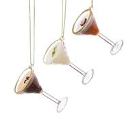 Sass & Belle Martini Cocktail Baubles - Set of 3