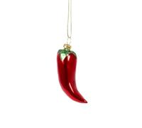 Sass & Belle Mexican Chilli Pepper Shaped Bauble Red