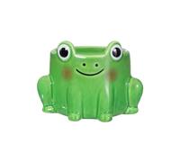 Sass & Belle Mini Frog Planter - Quirky Green Ceramic Plant Pot for Indoor Plants, Decorative Home Accessories, Cute Bulb Planter and Mini Gift