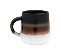 Sass & Belle Mojave Glaze Black Mug - Ceramic Coffee Mug and Tea Cup with Artisan Finish Stylish Home Decor Kitchen Accessory Designed by Sass and Belle