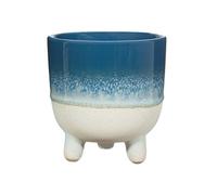 Sass & Belle Mojave Glaze Blue Large Planter on Legs