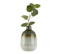 Sass & Belle Mojave Glaze Green Vase - Small Ceramic Vase for Table Decoration Modern Home Decor Accent Piece Decorative Flower Vases for House Gifts designed by Sass and Belle