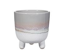 Sass & Belle Mojave Glaze Large Planter on Legs - GREY