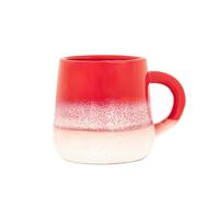 Sass & Belle Mojave Glaze Red Mug - Rustic Ceramic Coffee Cup, Unique Handcrafted Stoneware Tea Mug - Stylish Gift for Mum, Him or Her - Novelty Tableware