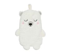 Sass & Belle Nanook Polar Bear Hot Water Bottle - Super Soft Cosy Cover, Ideal for Adults & Kids - Hot Water Bottle with Cover UK - Cute Winter Gift