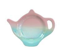 Sass & Belle Pastel Ombre Tea Bag Dish - Pink & Green - Ceramic Gift for Tea Lover - Home decor Kitchenware designed by Sass and Belle