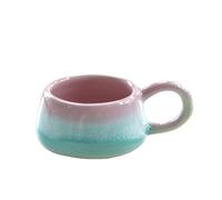 Sass & Belle Pastel Ombre Tealight Holder with Handle in Pink & Green