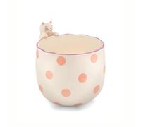 Sass & Belle Peeking Cat Planter - Indoor Plant Pot, Animal Design for Cactus or Succulent, Ceramic plant pots for Home Decor, Flower Pot Designed by Sass and Belle