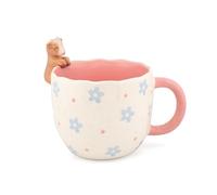 Sass & Belle Peeking Goat Mug - Novelty Tea and Coffee Cup Gift for Her or Him - Cute Ceramic Mug for Mum, Fun Morning Drinks Cup for Work or Home Collectable for Animal Lovers