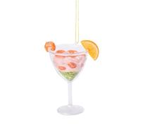 Sass & Belle Prawn Cocktail Christmas Tree Decoration - Novelty Food Hanging Ornament Bauble - Fun Festive Seafood Christmas Decoration Gift