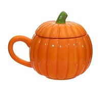 Sass & Belle Pumpkin Soup Bowl with Lid - Autumn Decorations Kitchen Accessory - Soup Pot or Mug with Handle - Cosy Sass and Belle Pumpkin Decor