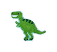 Dinosaur Rug Kids Bedroom Nursery Green Cotton Carpet Mat Nursery Sass & Belle