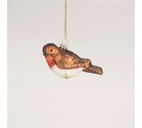 Sass & Belle Robin Perching on a Branch Shaped Bauble