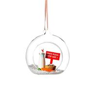 Sass & Belle Santa Please Stop Here Figurine Bauble