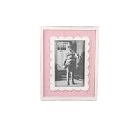 Sass & Belle Scalloped Photo Frame in Pink