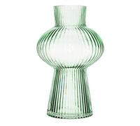 Sass & Belle Shapely Fluted Glass Vase Green