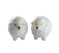 Sass & Belle Sheep Salt & Pepper Shakers - Cute Ceramic Dining Table Accessories, Kitchen Accessories & House Gifts - Fun Sass and Belle Collectable Novelty