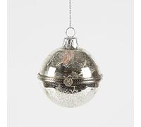 Sass & Belle Silver Crackle Trinket Bauble
