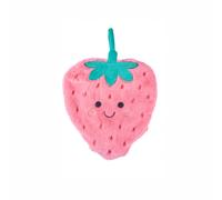 Strawberry Hot Water Bottle - Kids Hot Water Bottle with Soft Plush Cover - Cosy Gift for Adults - Fun Sass and Belle Accessory for Winter Relief