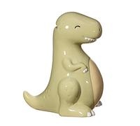 Sass & Belle T-Rex Money Box - Ceramic Dinosaur Piggy Bank for Kids, Novelty Coin Storage & Savings Jar