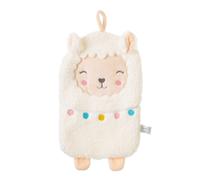 Sass & Belle White Llama / Alpaca Super-Soft Hot Water Bottle & Cover, Fun Gift
