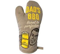 Sass Party & Gifts Funny Oven BBQ Mitt - Funny Heat Resistant Oven Glove for Grilling & Cooking (Dads BBQ)