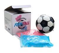 Sass Party & Gifts Gender Reveal Exploding Football/Soccer Ball - Includes Blue and Pink Powder