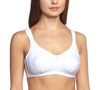 Sassa Ladies Soft Bra Jacquard, Plain, Gr. 90E, White (White 00100)