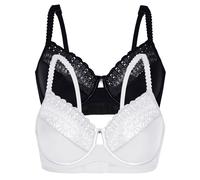 Sassa Lovely Secret Pack of 2 Underwired Bra with Lace 24790 34-44 B-E
