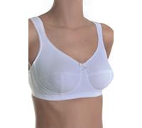 Sassa Ladies Soft Bra Jacquard, Plain, Gr. 90E, White (White 00100)