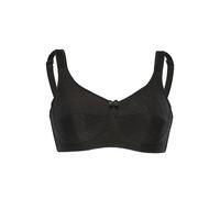 Sassa Ladies Soft Bra Jacquard, Plain, Gr. 120E, Black (Black 00500)