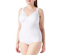 Sassa Women's Body doppelt vorgeformt 00903 Full Cup Plain Shaping Bodysuit, White (Weiß 00100), 42D (Manufacturer Size:95D)