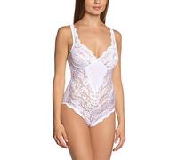 Sassa Women's Body Plain Full Cup Bodysuit, White (Weiß 00100), 36C (Manufacturer Size: 80C)
