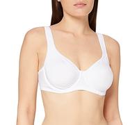 Sassa Women's Bügel-BH doppelt vorgeformt 24804 Everyday Bra, White-Weiß (Weiß 00100), 36CC