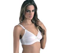 Sassa Women's Soft-BH Kreuzblende mit Everyday Bra, White-Weiß (Weiß 00100), 36BB