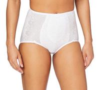 Sassa Women's Miederslip, Jaquard Boxer Briefs, White-Weiß (Weiß 00100), 12
