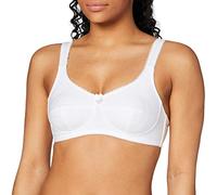 Sassa Womens Plain Underwired Bra 10884, White (White 100), 44 B