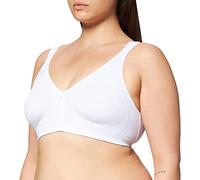 Sassa Women's Soft-BH doppelt vorgeformt Soft Cup Plain Everyday Bra, White (Weiß 00100), 38B (Manufacturer Size:85B)
