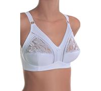 Sassa Women's Soft-BH Funktion Plain Soft Cup Everyday Bra, White (Weiß 00100), 38D (Manufacturer Size: 85D)