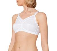 Sassa Women's Soft-BH Jacquard Full Cup Plain Everyday Bra, Off-White (weiß 00100), 46B (Manufacturer size:105B)