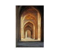 Sassanian Empire Art Print, Taq Kasra Grand Archway Canvas Poster Bedroom Decor Landscape Office Room Decor Gift 24x36inch(60x90cm)